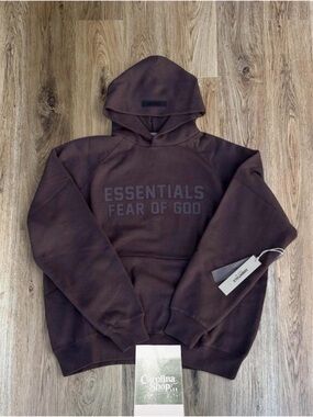 Fear of God Essentials Plum Hoodie